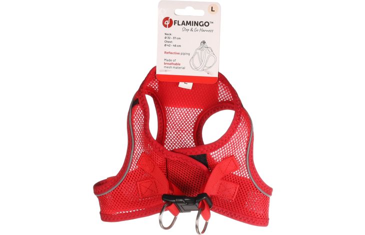 Flamingo Arnés Step&Go Bento Rojo