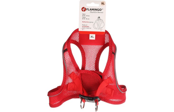 Flamingo Harnas Step&Go Bento Rood