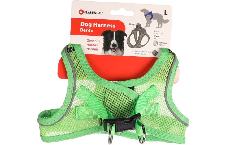 Flamingo Harness Step&Go Bento Green