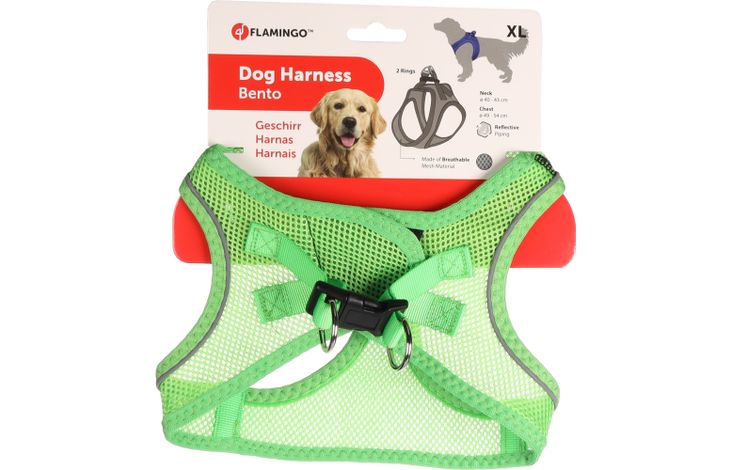 Flamingo Harness Step&Go Bento Green