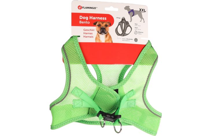 Flamingo Harnas Step&Go Bento Groen