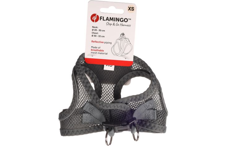 Flamingo Geschirr  Step&Go Bento Grau