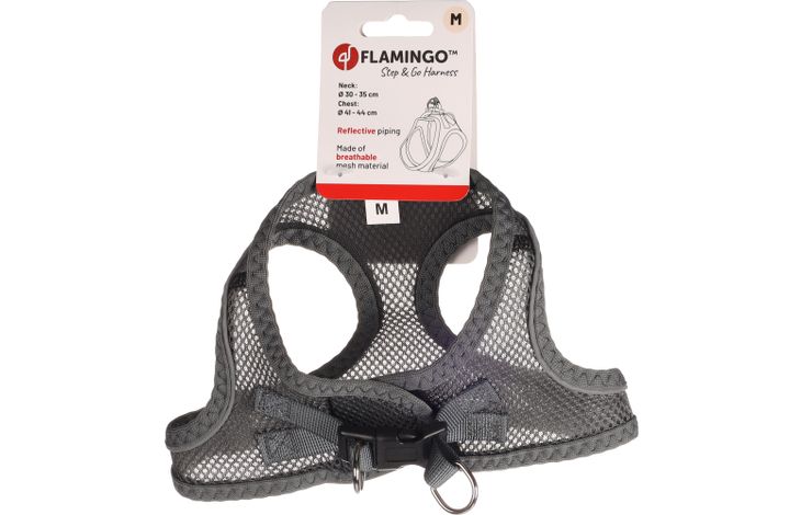 Flamingo Harness Step&Go Bento Grey