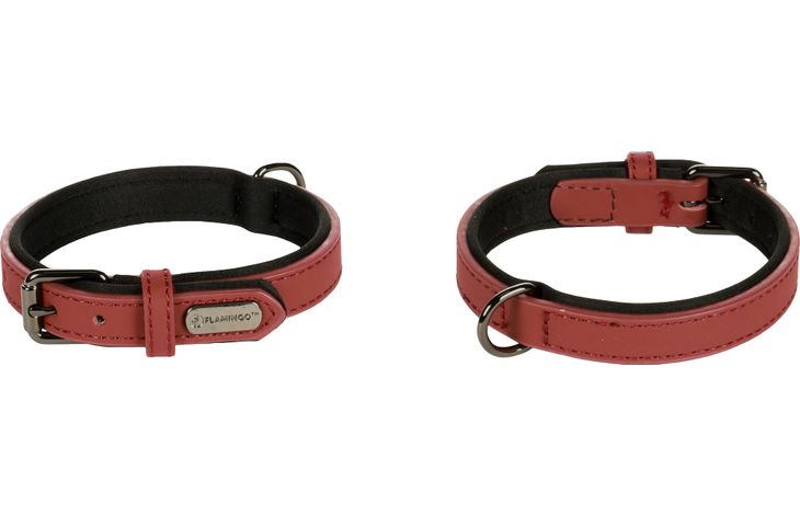 Flamingo Halsband met neopreen Binti Rood