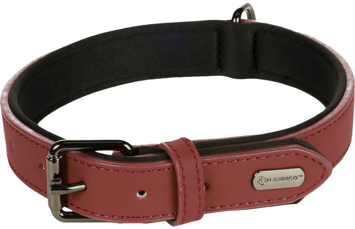 Flamingo Halsband met neopreen Binti Rood
