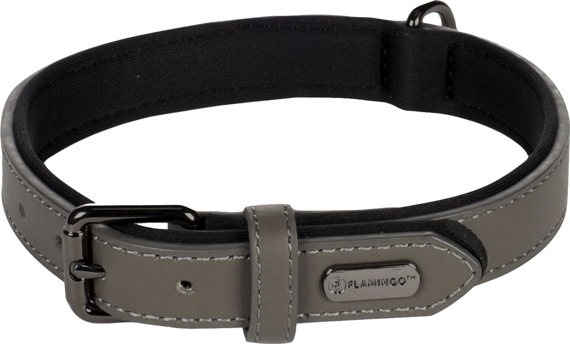 Flamingo Collar With neoprene Binti Grey