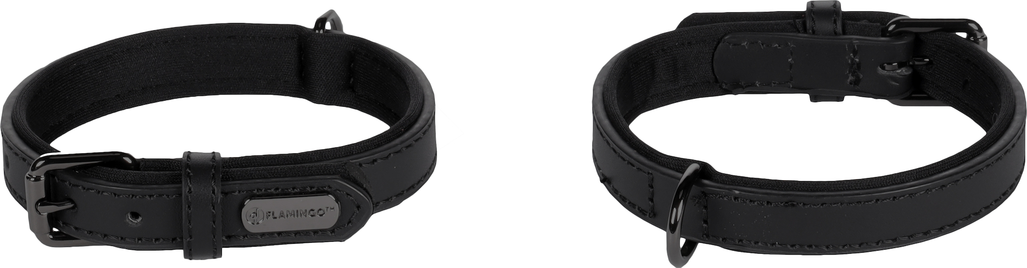 Flamingo Collar With neoprene Binti Black