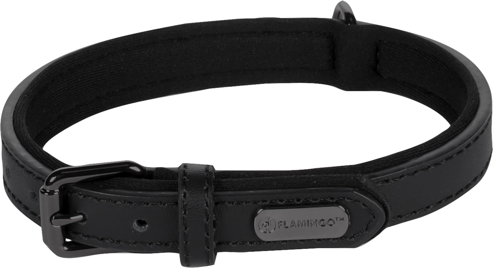 Flamingo Collar With neoprene Binti Black