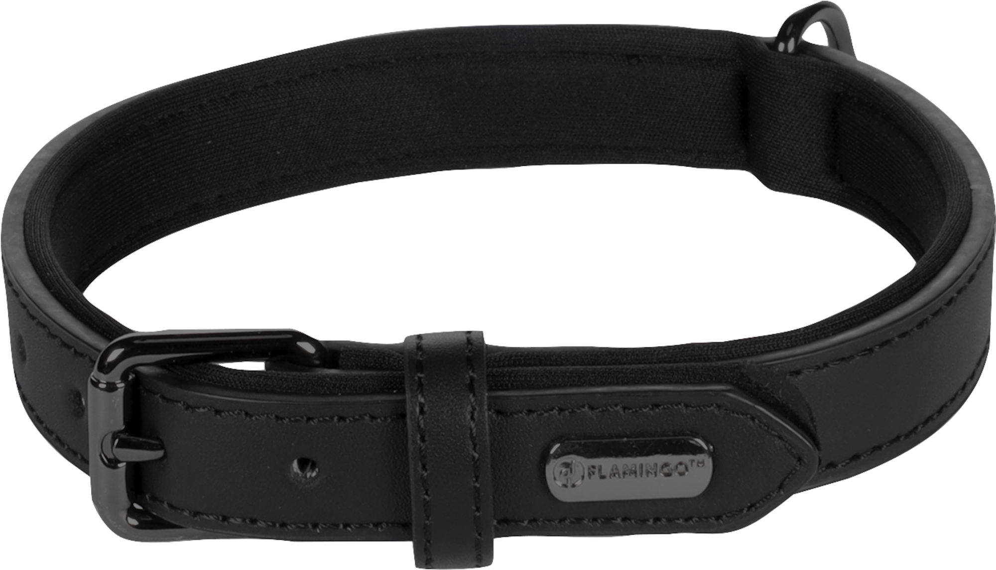 Flamingo Collar With neoprene Binti Black