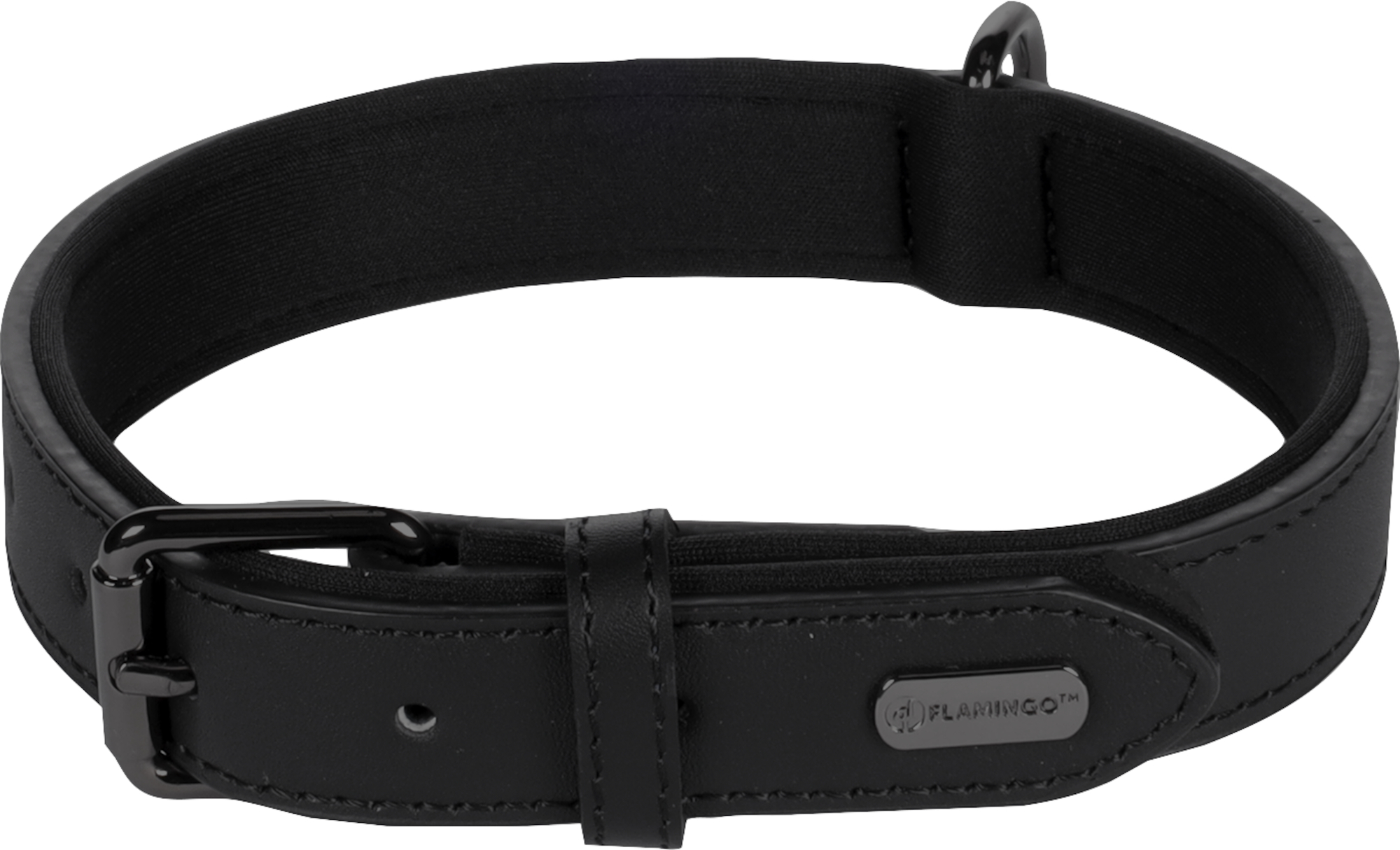 Flamingo Collar With neoprene Binti Black