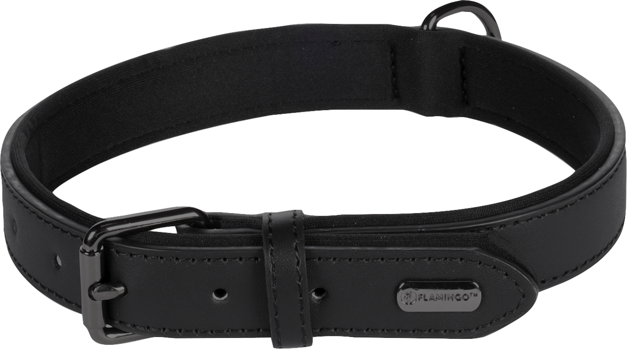Flamingo Collar With neoprene Binti Black