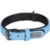 Halsband met neopreen Leza Blauw