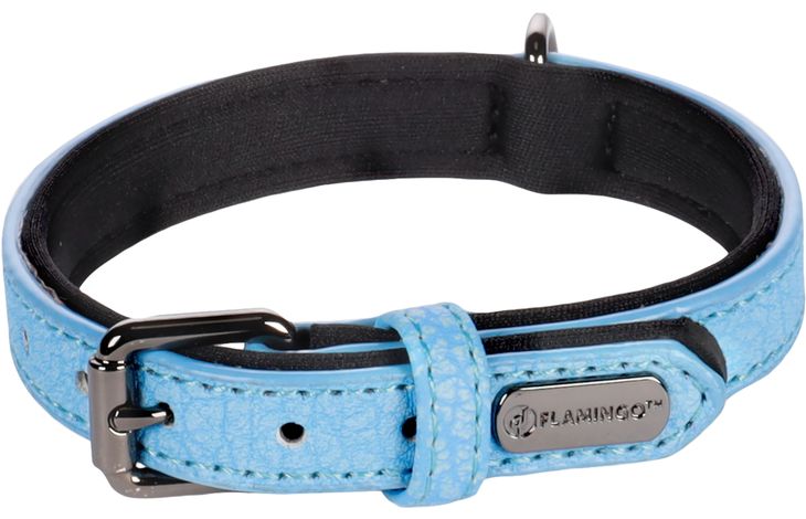 Flamingo Collar With neoprene Leza Blue