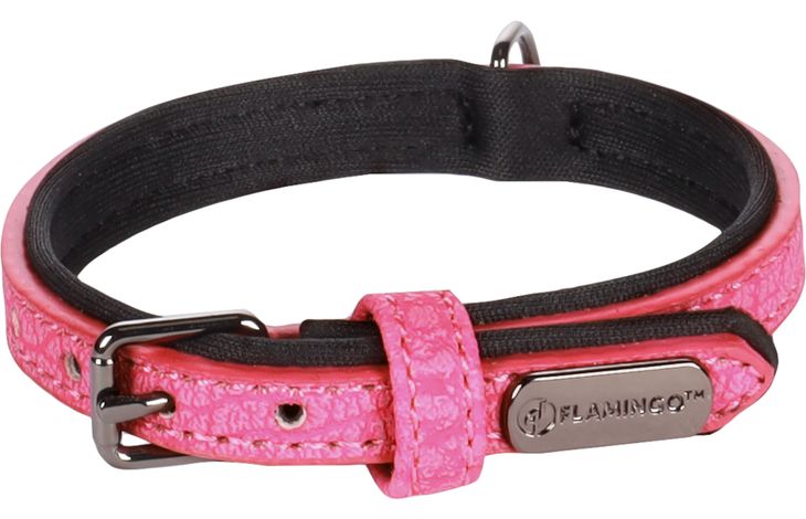 Flamingo Halsband met neopreen Leza Roze