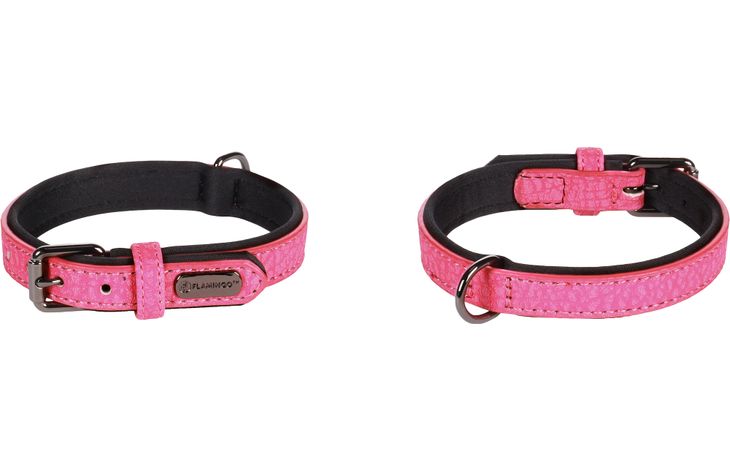Flamingo Halsband met neopreen Leza Roze