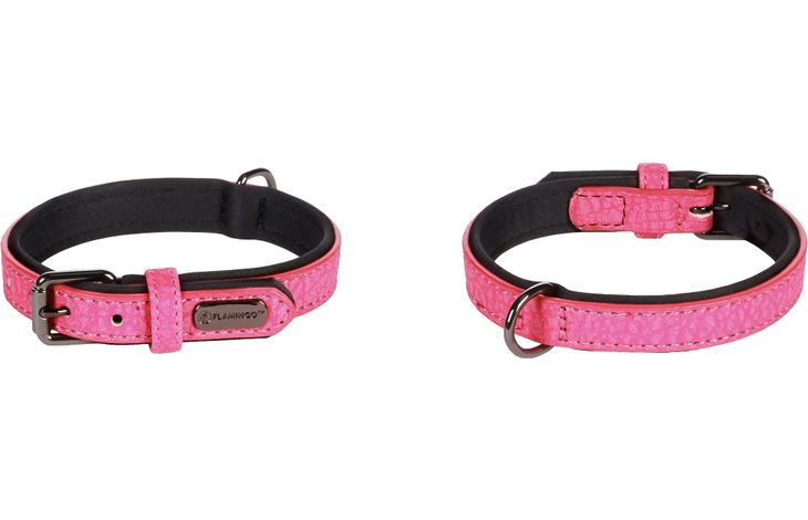 Flamingo Halsband met neopreen Leza Roze