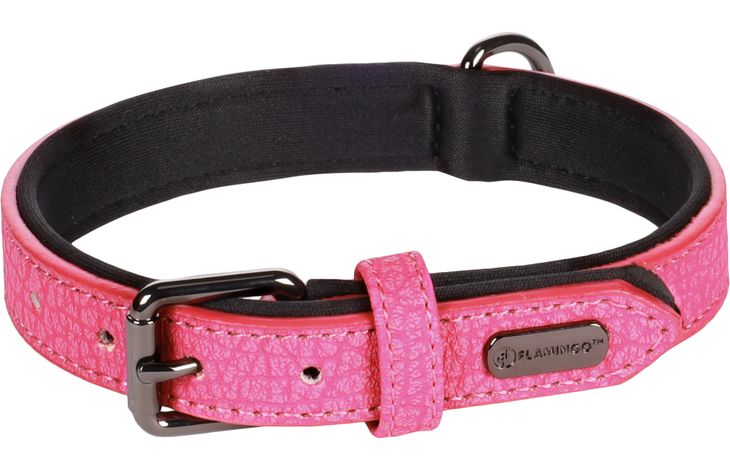 Flamingo Collar With neoprene Leza Pink