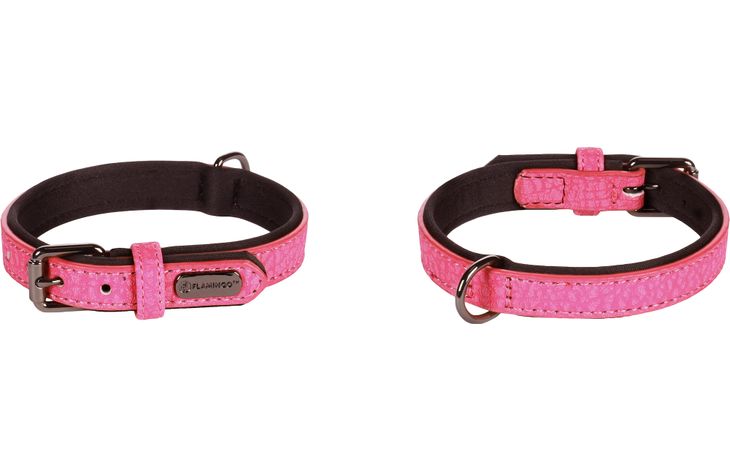 Flamingo Collar With neoprene Leza Pink