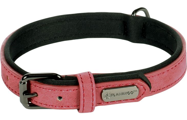 Flamingo Halsband met neopreen Delu Rood
