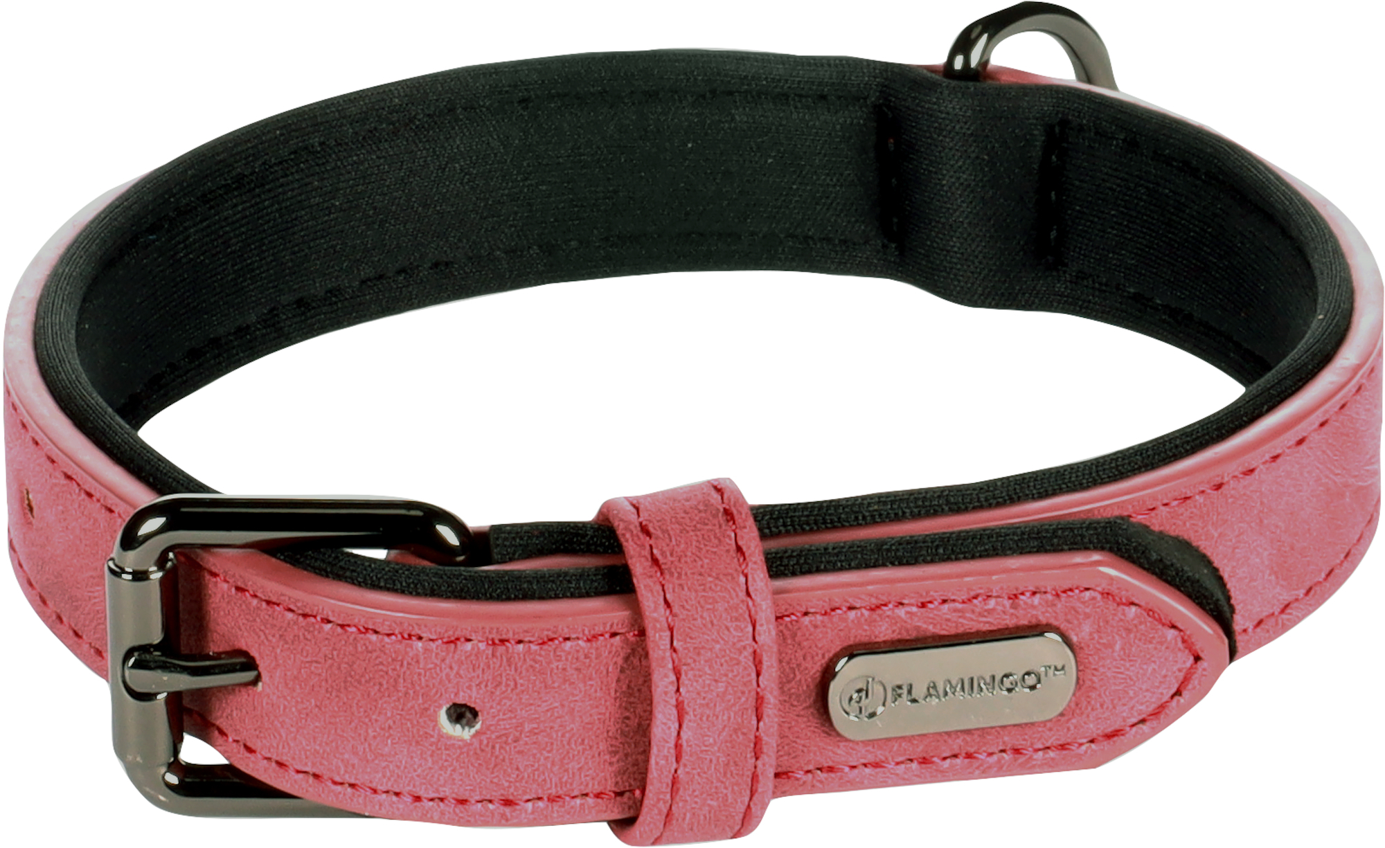 Flamingo Collar With neoprene Delu Red