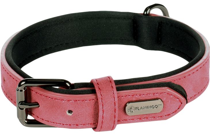 Flamingo Halsband Mit Neopren Delu Rot