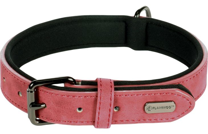 Flamingo Halsband met neopreen Delu Rood
