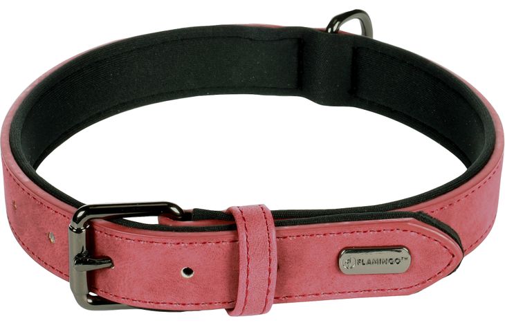 Flamingo Halsband Mit Neopren Delu Rot