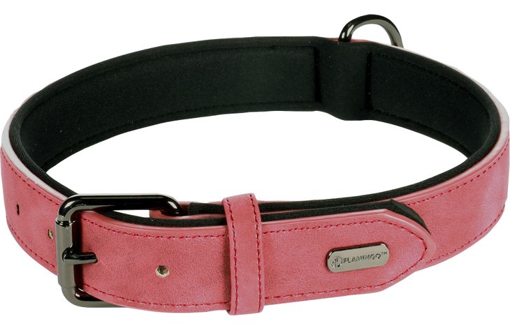 Flamingo Halsband Mit Neopren Delu Rot