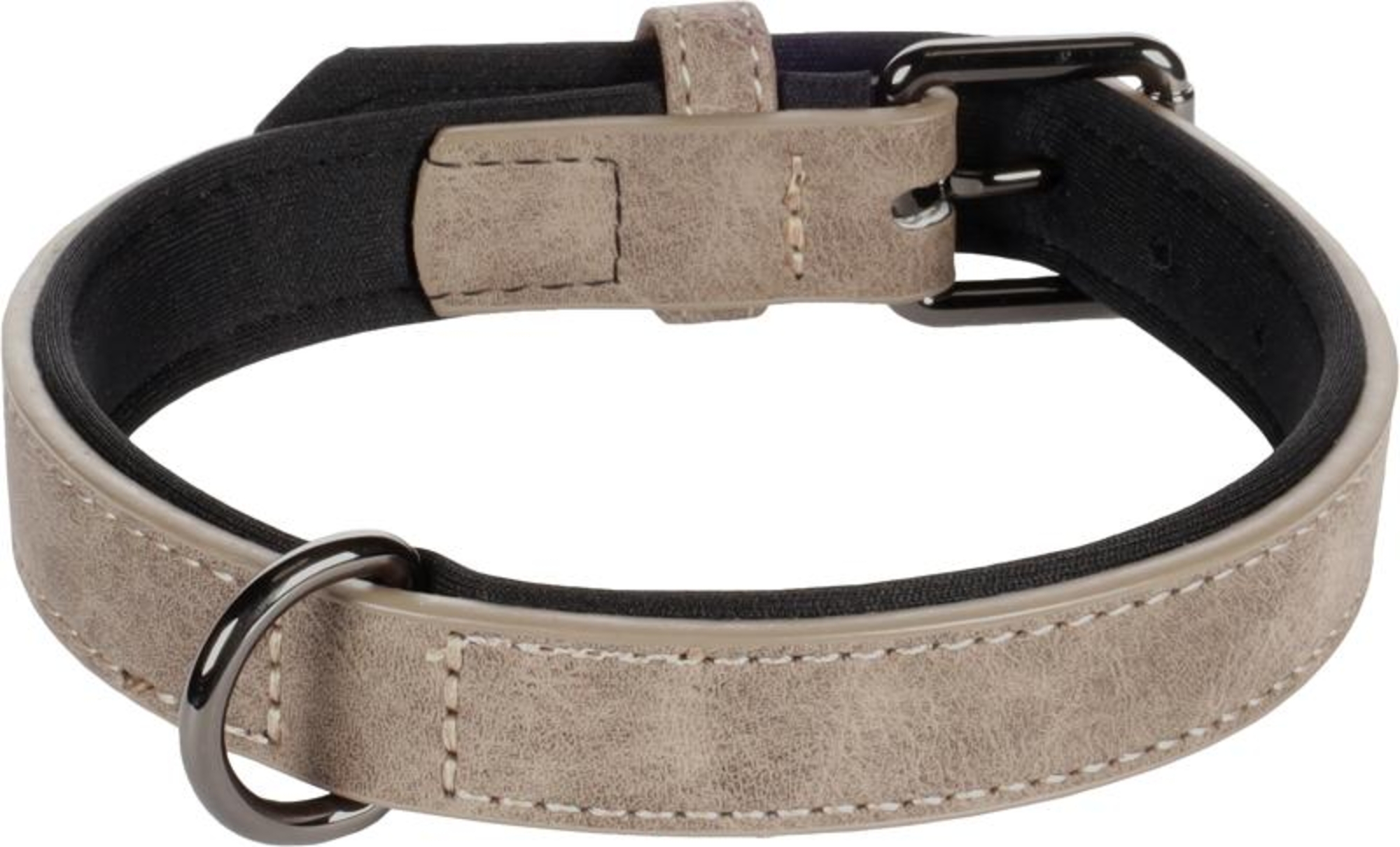 Flamingo Halsband Mit Neopren Delu Taupe