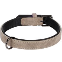 Flamingo Halsband met neopreen Delu Taupe