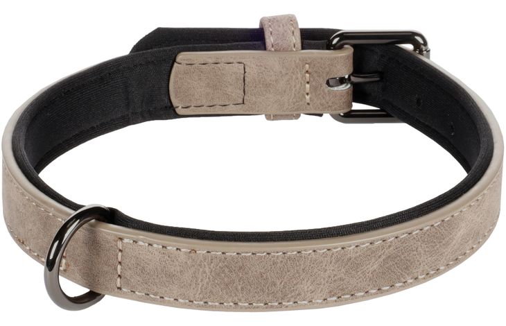 Flamingo Halsband met neopreen Delu Taupe