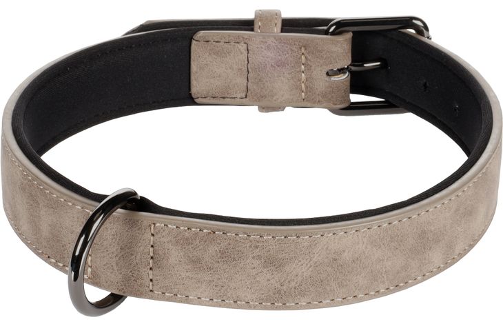 Flamingo Halsband met neopreen Delu Taupe