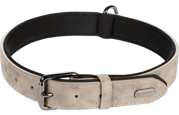 Flamingo Collar With neoprene Delu Taupe
