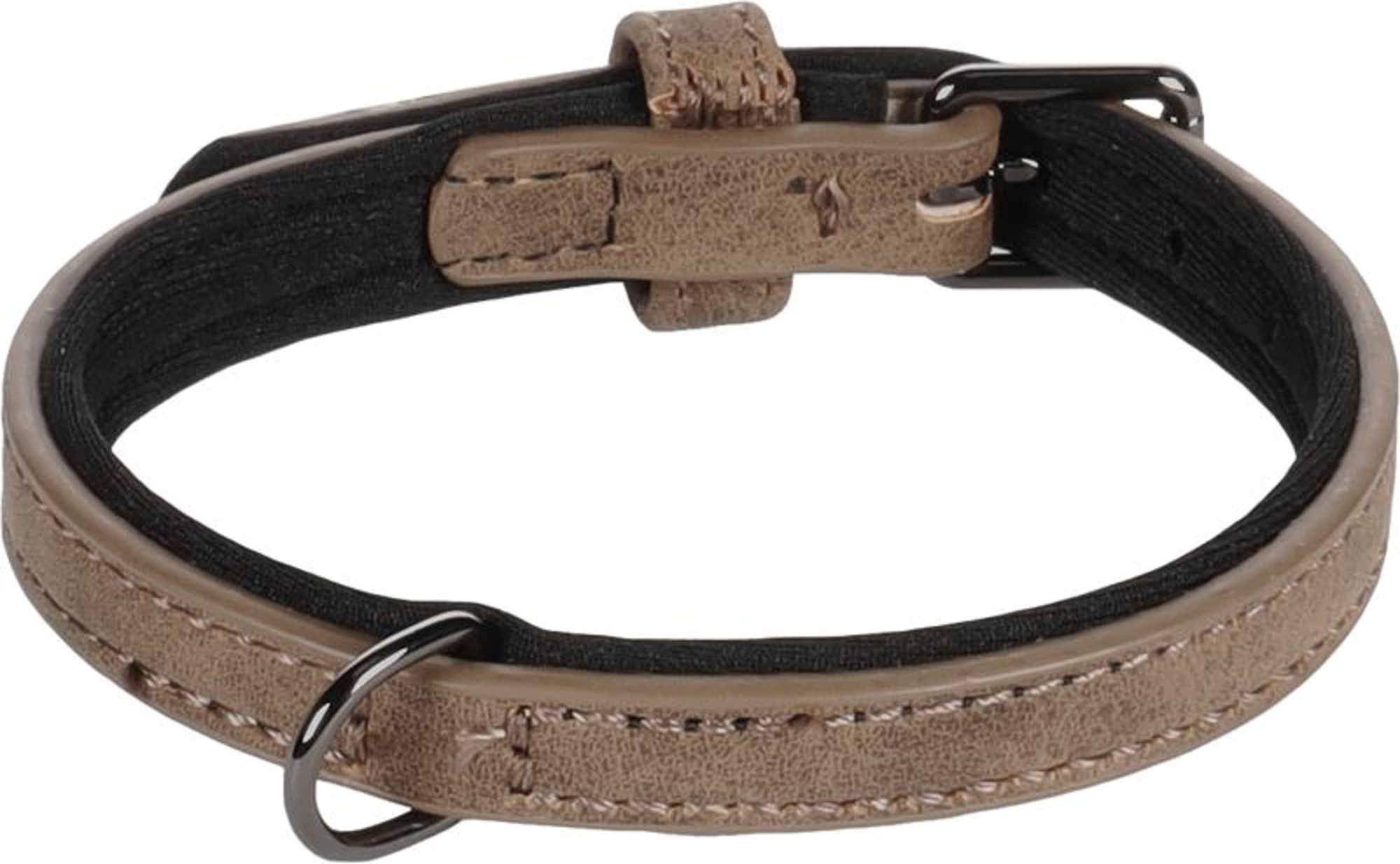 Flamingo Collar With neoprene Delu Brown