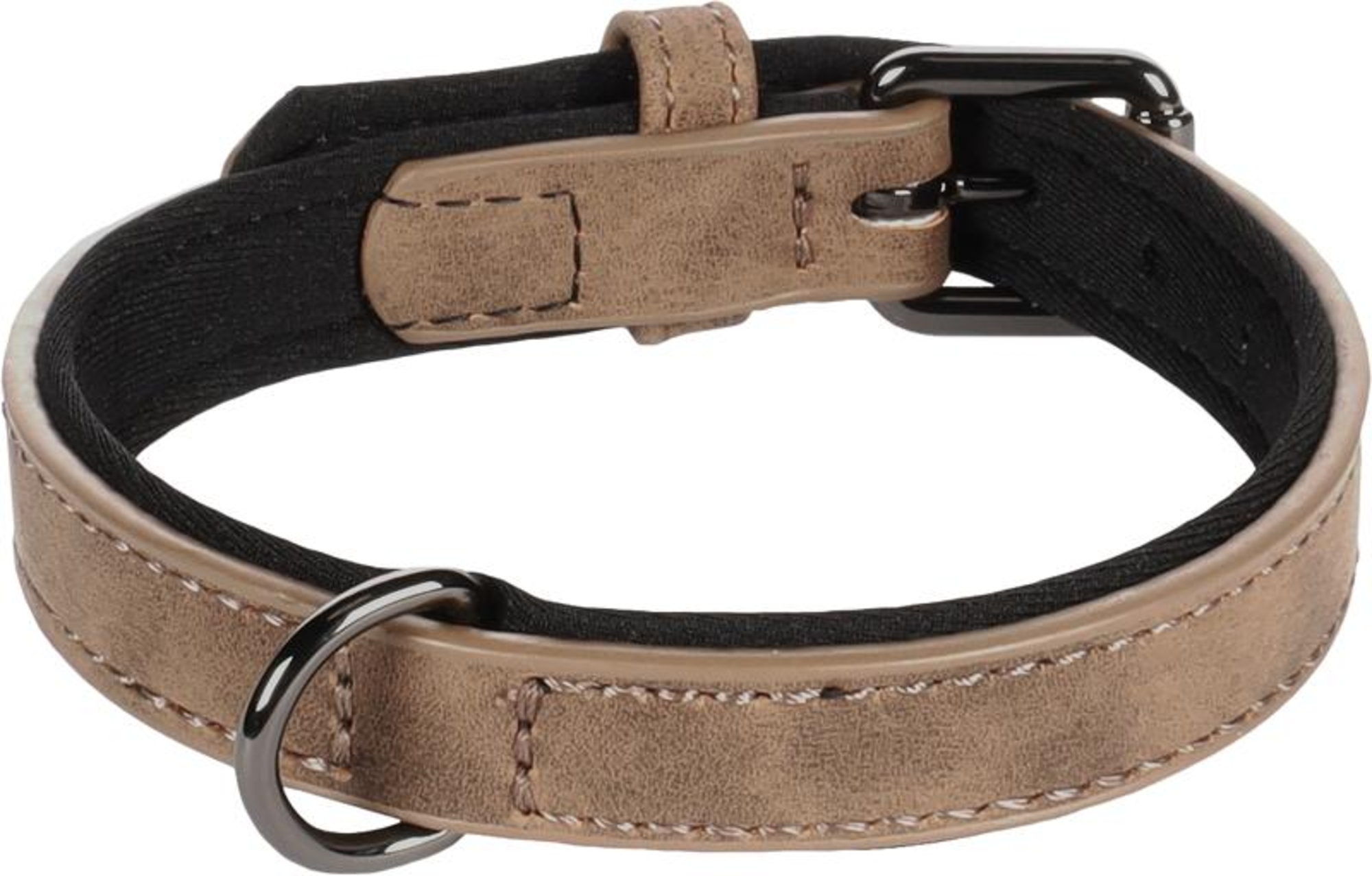 Flamingo Collar With neoprene Delu Brown