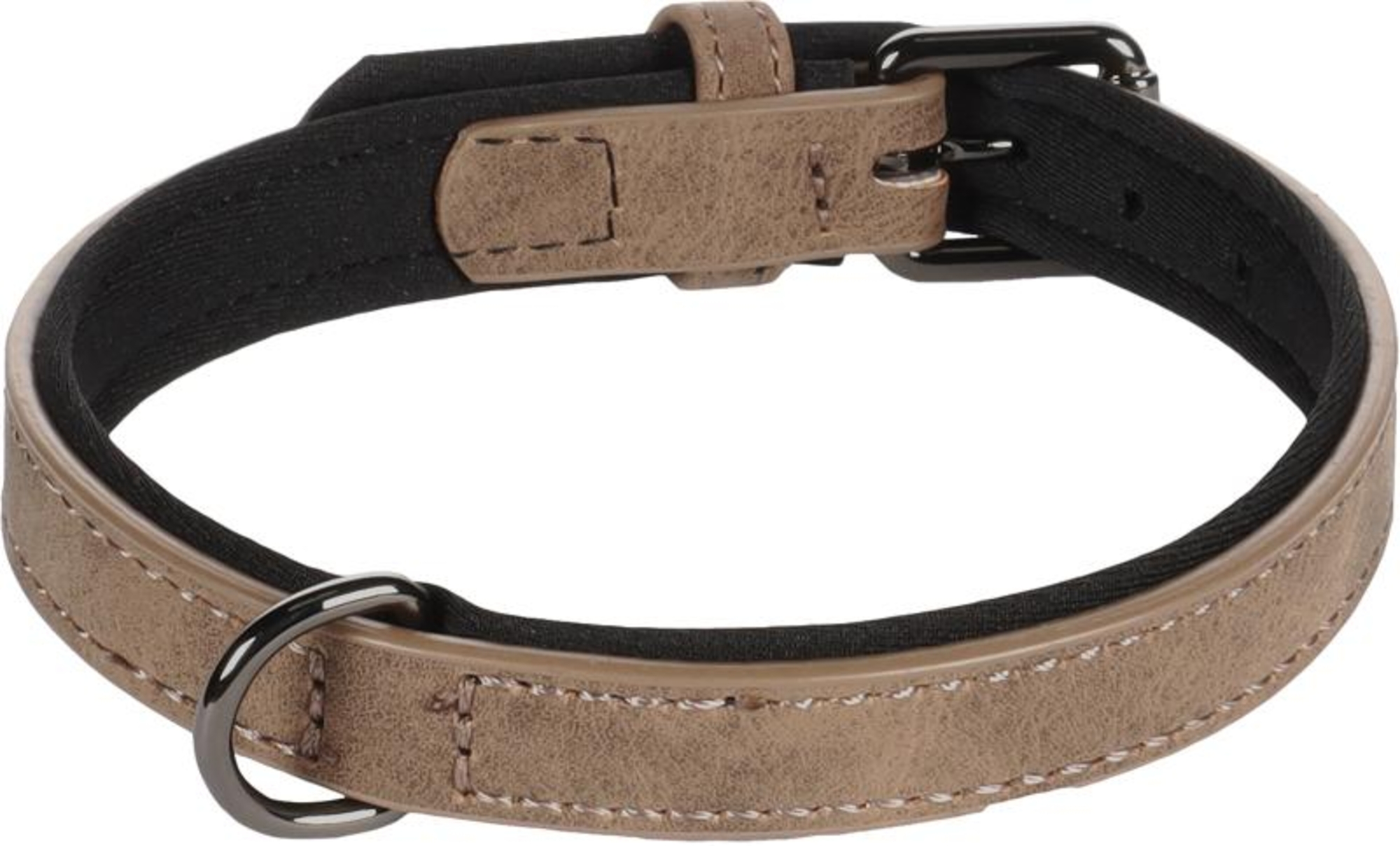 Flamingo Collar With neoprene Delu Brown