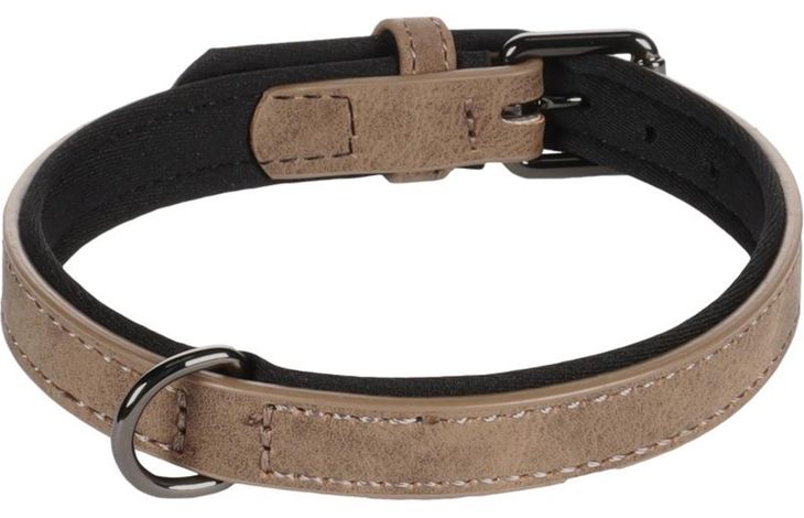 Flamingo Collar With neoprene Delu Brown