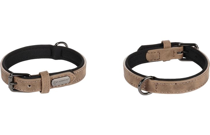 Flamingo Collar With neoprene Delu Brown