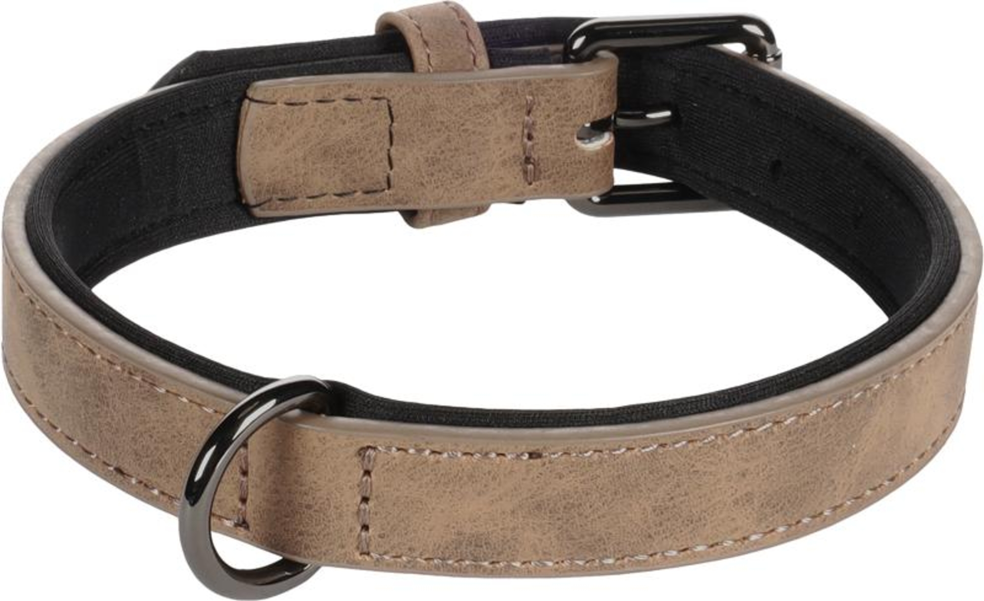 Flamingo Halsband Mit Neopren Delu Braun