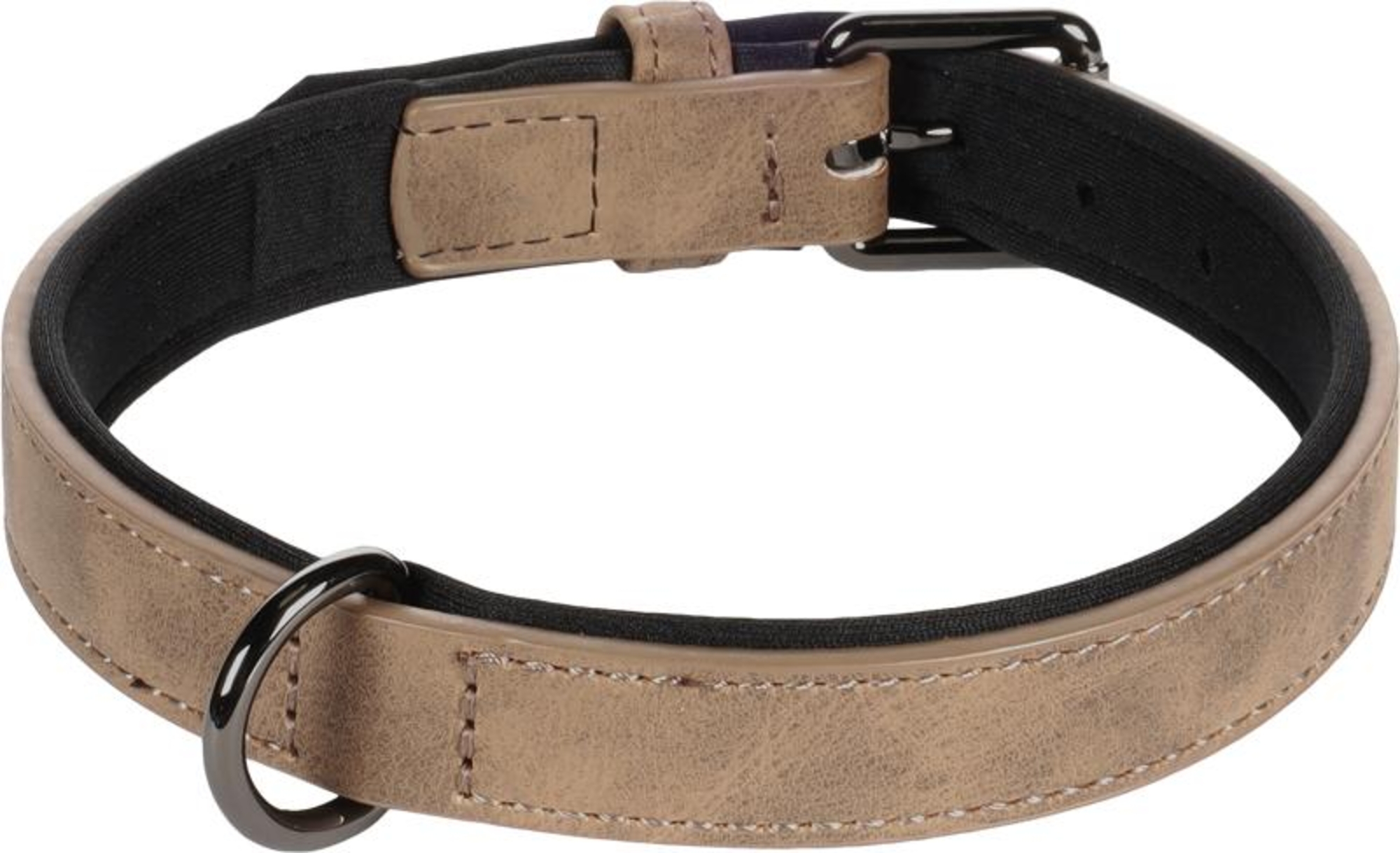 Flamingo Collar With neoprene Delu Brown