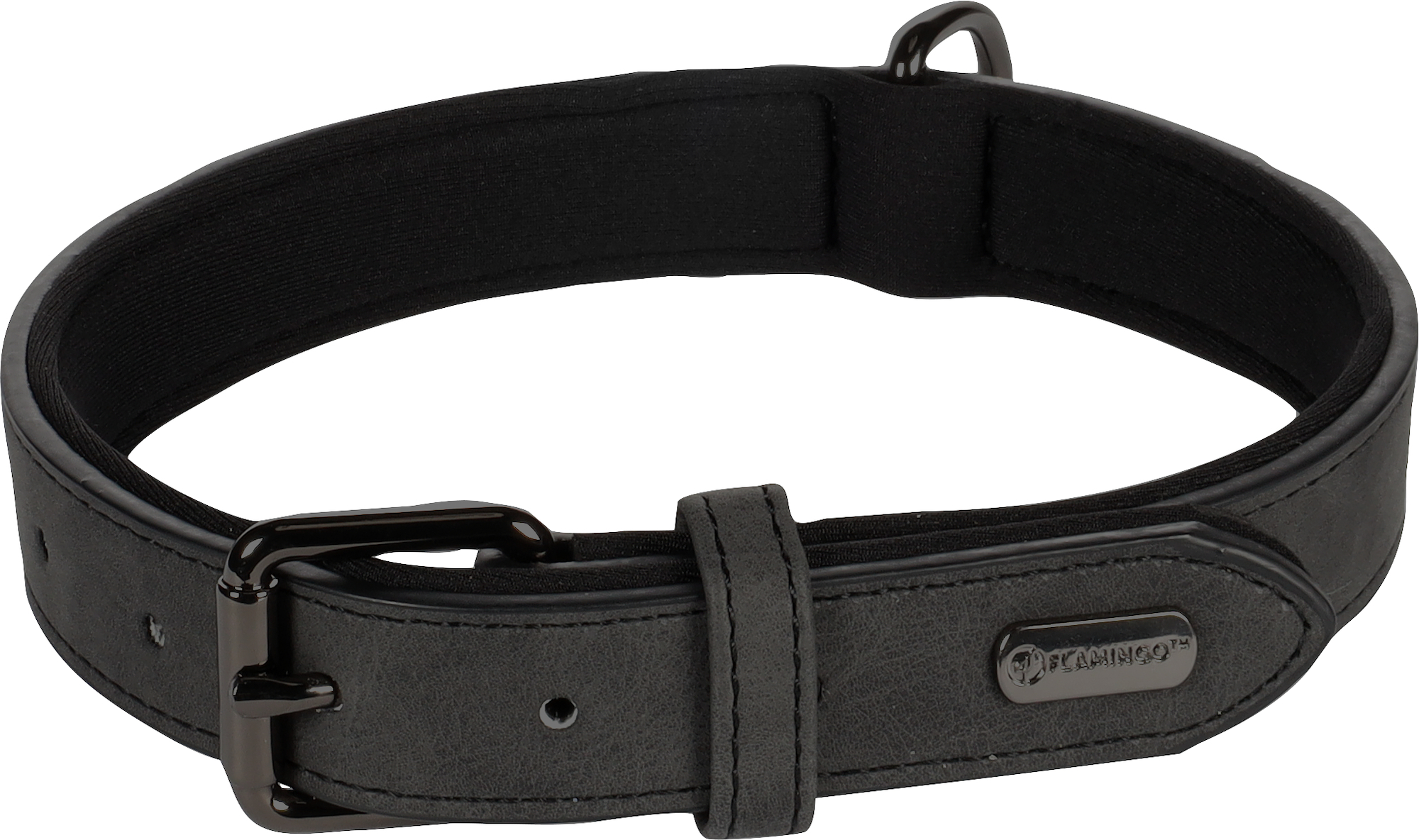Flamingo Collar With neoprene Delu Black