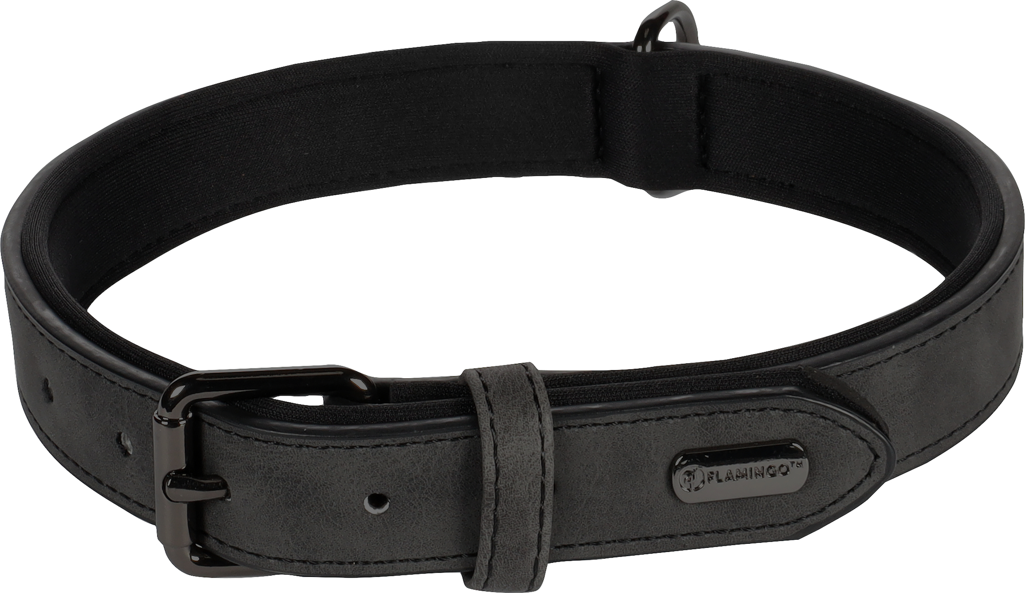 Flamingo Collar With neoprene Delu Black