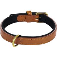 Flamingo Halsband met neopreen Lyabo Cognac