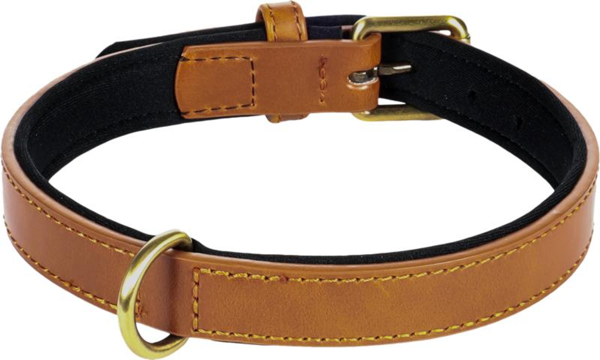 Flamingo Halsband met neopreen Lyabo Cognac