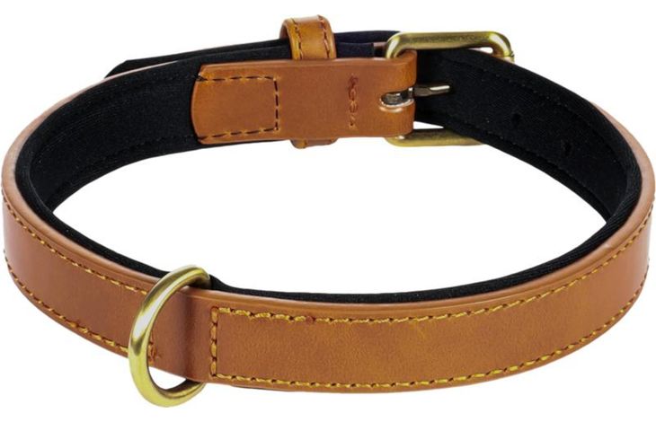 Flamingo Halsband met neopreen Lyabo Cognac