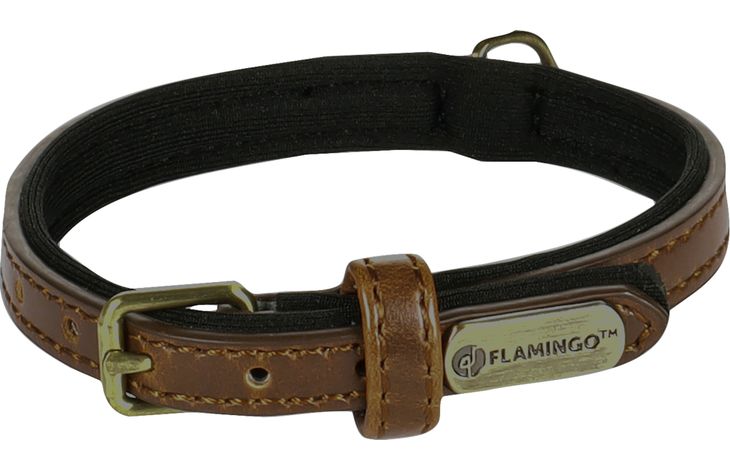 Flamingo Collare Con neoprene Lyabo Marrone