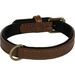 Halsband met neopreen Lyabo Bruin