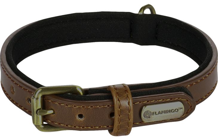 Flamingo Collare Con neoprene Lyabo Marrone