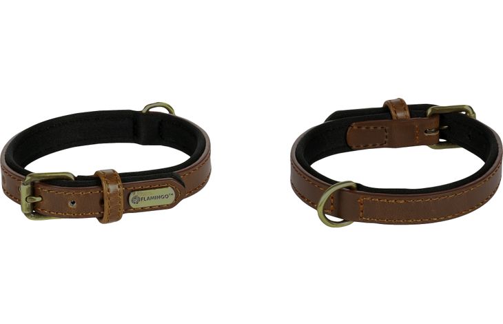 Flamingo Collare Con neoprene Lyabo Marrone