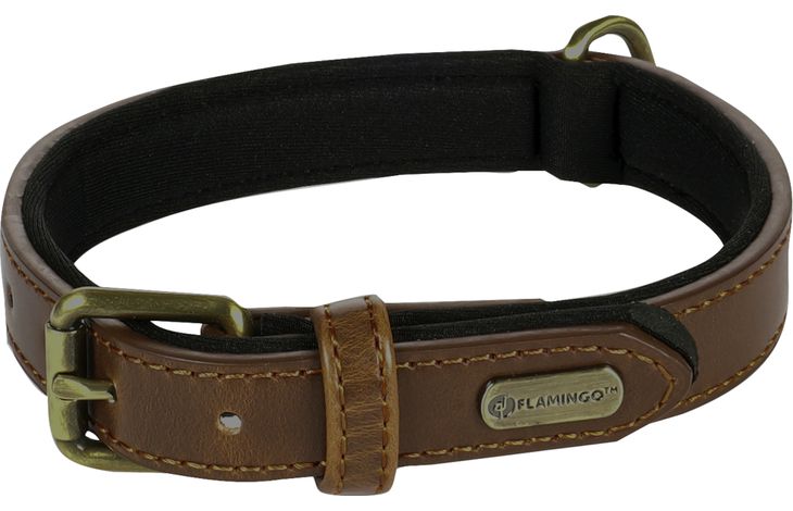 Flamingo Collare Con neoprene Lyabo Marrone